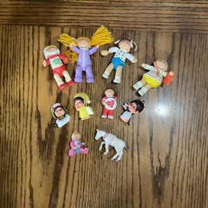 Cabbage Patch Kids mini rubber dolls set of 10